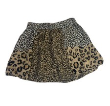 The Childrens Place Girls Multicolor Leopard Print Stretch Mini Skirt Size Med N