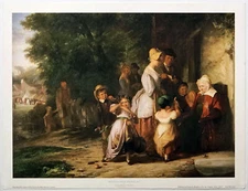 Returning From The Fair, 1837 by Thomas Webster (1800-1886)  reproduction print