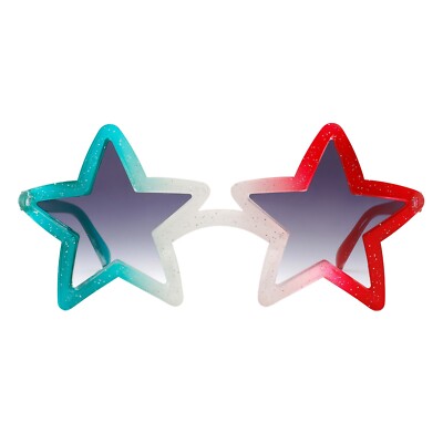 Star Shape Sunglasses Glittery Fun Festive Cute Party Shades UV400