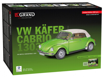 Le Grand  #LE101   1/8 VW Volkswagen Beetle green Cabrio metal kit by LeGrand