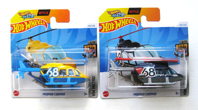 2024 Hot Wheels 2 x Netflix Let's Race Propper Chopper HW Metro 6/10