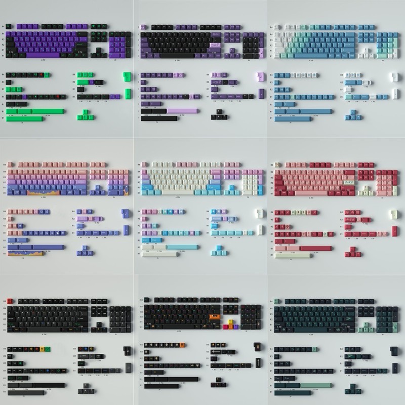 GMK Series Keycaps Cherry Profile DIY for Mechanical Keyboard PBT