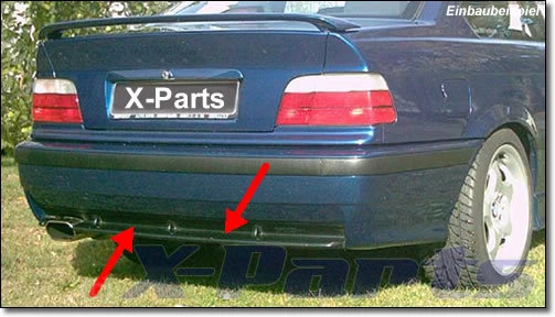 Heckschürze Diffusor für BMW E36 328 318 tds 325 tds M3