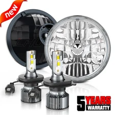 7" inch Led Round Headlight DOT High-Low 6000K For Chevy Chevelle SS 1971-1973