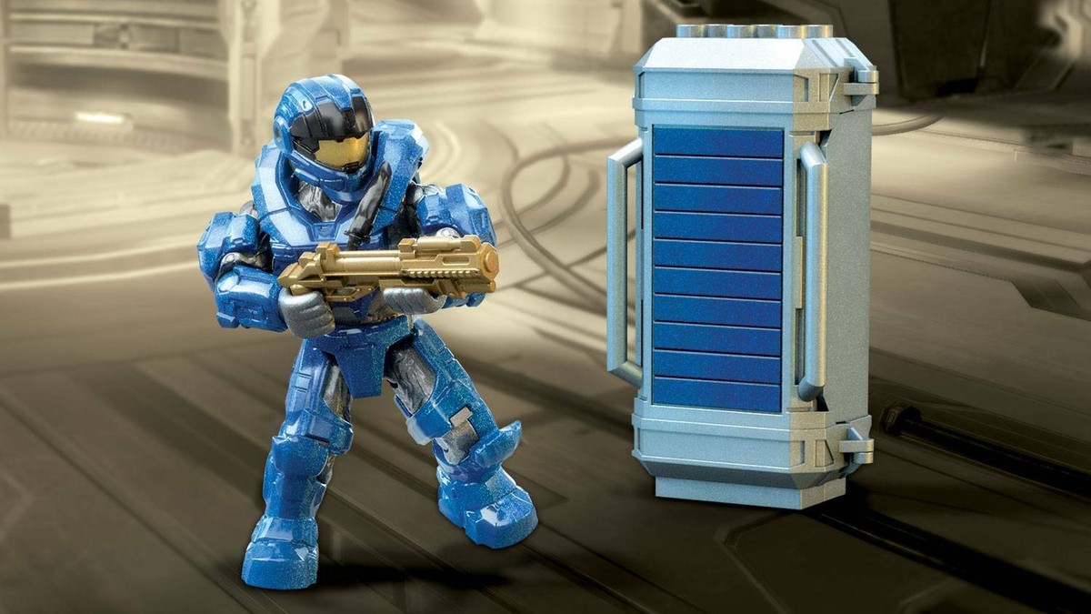 HALO MEGA CONSTRUX BLUE SPARTAN CQC HAZOP GRENADIER ARMOR PACK