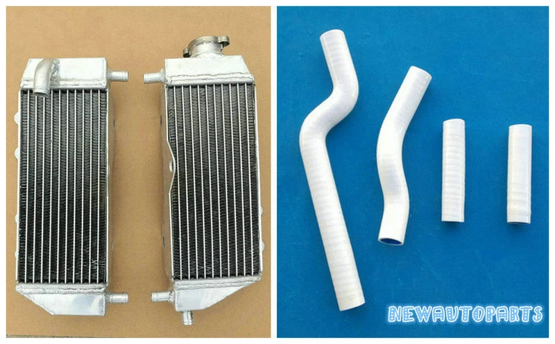 Синий алюминиевый радиатор + шланг для 2002-2018 09 13 14 15 16 Yamaha YZ250 YZ 250 - Изображение 4 из 4