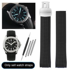 Silicone Rubber Watchband Fit for Patek Aquanaut Philippe Series New