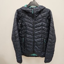 Rab Womens Nimbus Cirrus Pertex Lighweight Insulated Navy Zip Jacket Uk 8