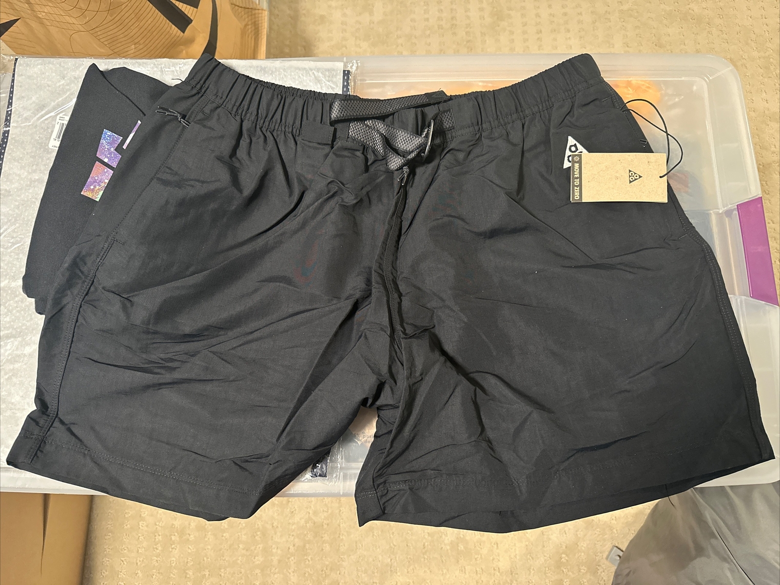 Nike ACG Trail Shorts Black Size XL
