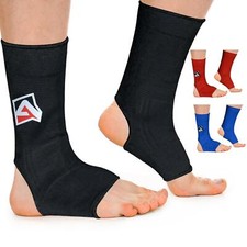 AQF Ankle Support Brace, MMA Muay Thai Kickboxing Sprain Foot Sleeve Wraps