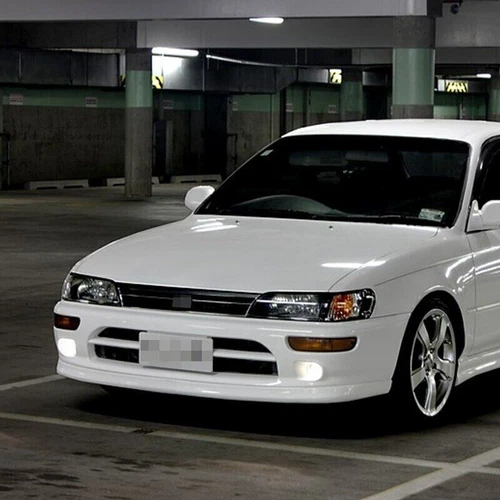 For 1993-1997 Corolla AE100 E100 AE101 Pair Black Front Corner Lamp Lens - Picture 5 of 5