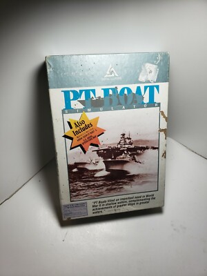 PT Boat Simulator | IBM PC 3.5'' Big Box Read Description