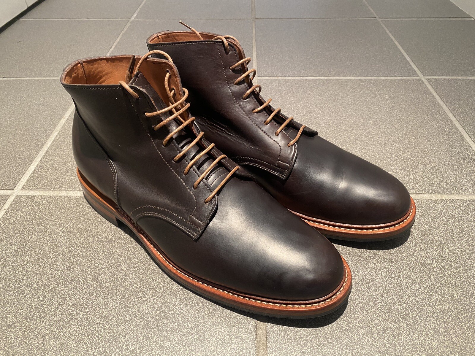 VIBERG Service Boot Dark Brown Dainite Sz 13 14US Rarely Worn - See Description