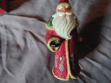 Glitteratzi  - Joy To The World - Scottish Santa Ornament