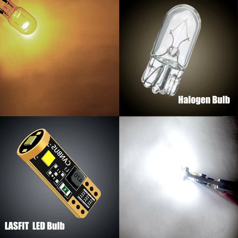 2x Luz LED de matrícula T10 blanca súper brillante 6000K para Subaru WRX STI 04-19 Foto 4 de 4