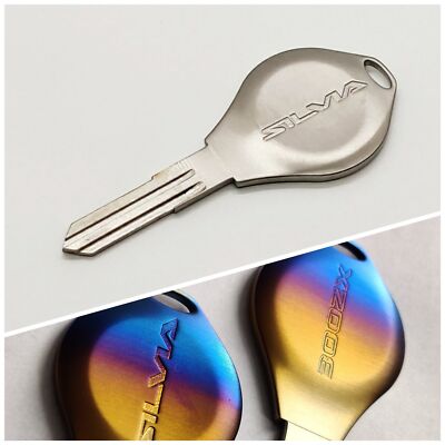 CNC Machined Titanium Key for S13 Silvia - Nismo, S-Chassis, 240SX, 180SX - N...
