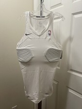 Nike Pro Hyperstrong Mens NBA Compression Padded Tank White 881965-100 2XL S27