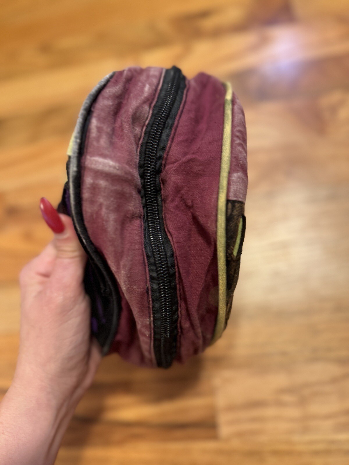 Patchwork Backpack- Zip Up- Pick Pocket Free- Sto… - image 8