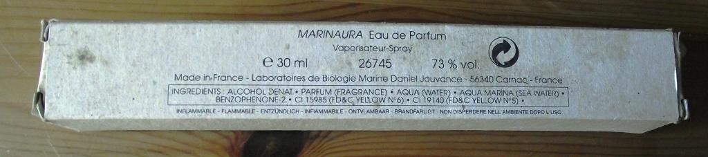 Eau De Parfum Daniel Jouvance Marinaura 30 Ml - Neuf Dans Son Emballage D'origine