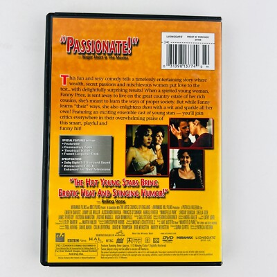 Mansfield Park DVD Jonny Lee Miller, Frances O'Connor 717951004901