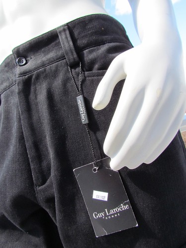 NEW 34 GUY LAROCHE black cargo pants 
