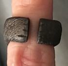 RESIN SCHNAUZER RING, approx. size 6/7, Somewhat Flexible/Adjustable — photo 4