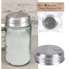 Country Farmhouse Sugar Dispenser Lid for Mason Jar