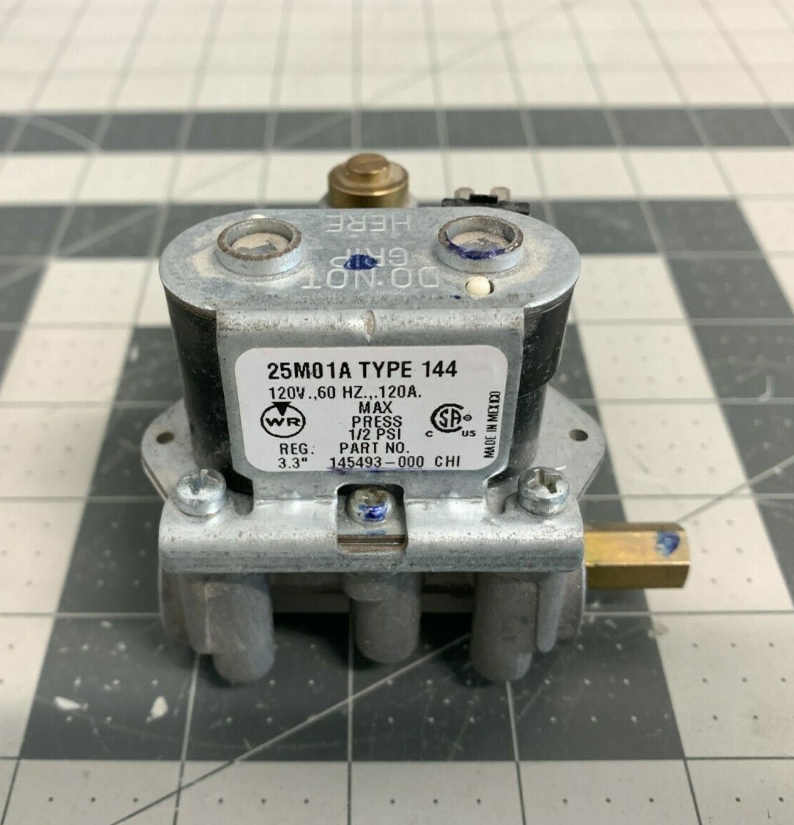 Frigidaire+GE+Dryer+Gas+Valve+Assembly+145493000+WE14X0207+WE14X207