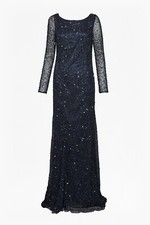 French Connection Nocturnal HELEN Sequin Sparkle Maxi Dress Uk 8 rrp £265…