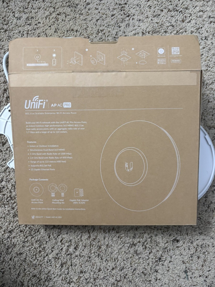 Ubiquiti Networks UAP-AC-PRO 1300Mbps Wireless Access Point for