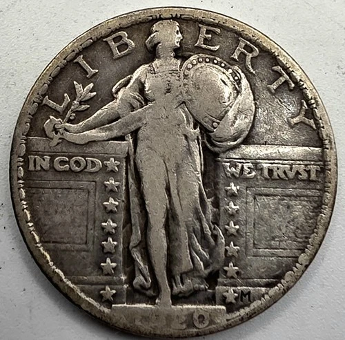 《SILVER》  1920  Standing Liberty Quarter *SILVER*