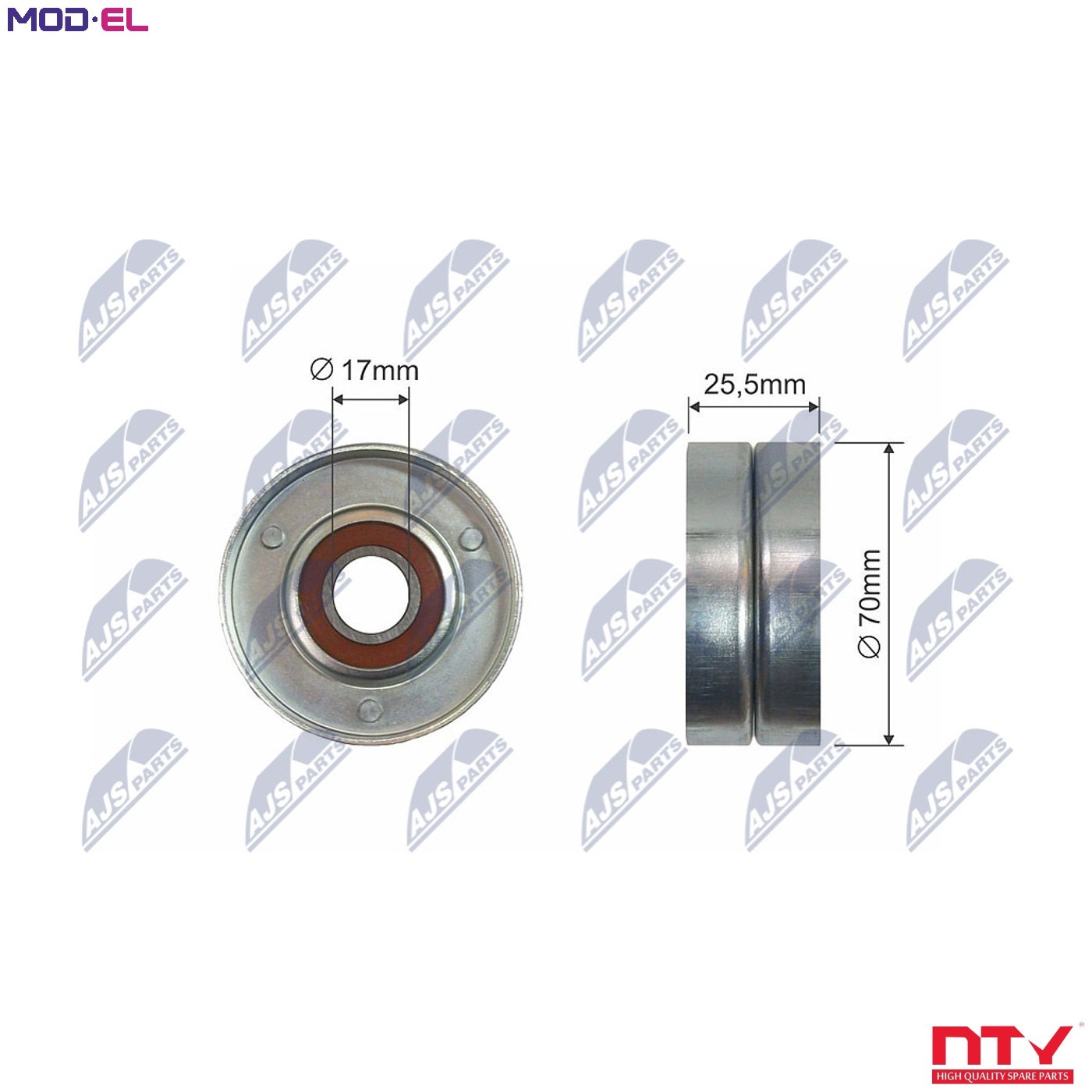 V-belt tensioner pulley RNK-PL-016 NTY for OPEL HONDA - Image 10