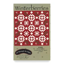 Winterberries Quilt Pattern 53"x53" by Bonnie Sullivan for All Through the Night