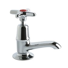 Clever Performa 2159 Cross Top Basin Tap Hot x1 | Chrome Brass Bathroom Tap