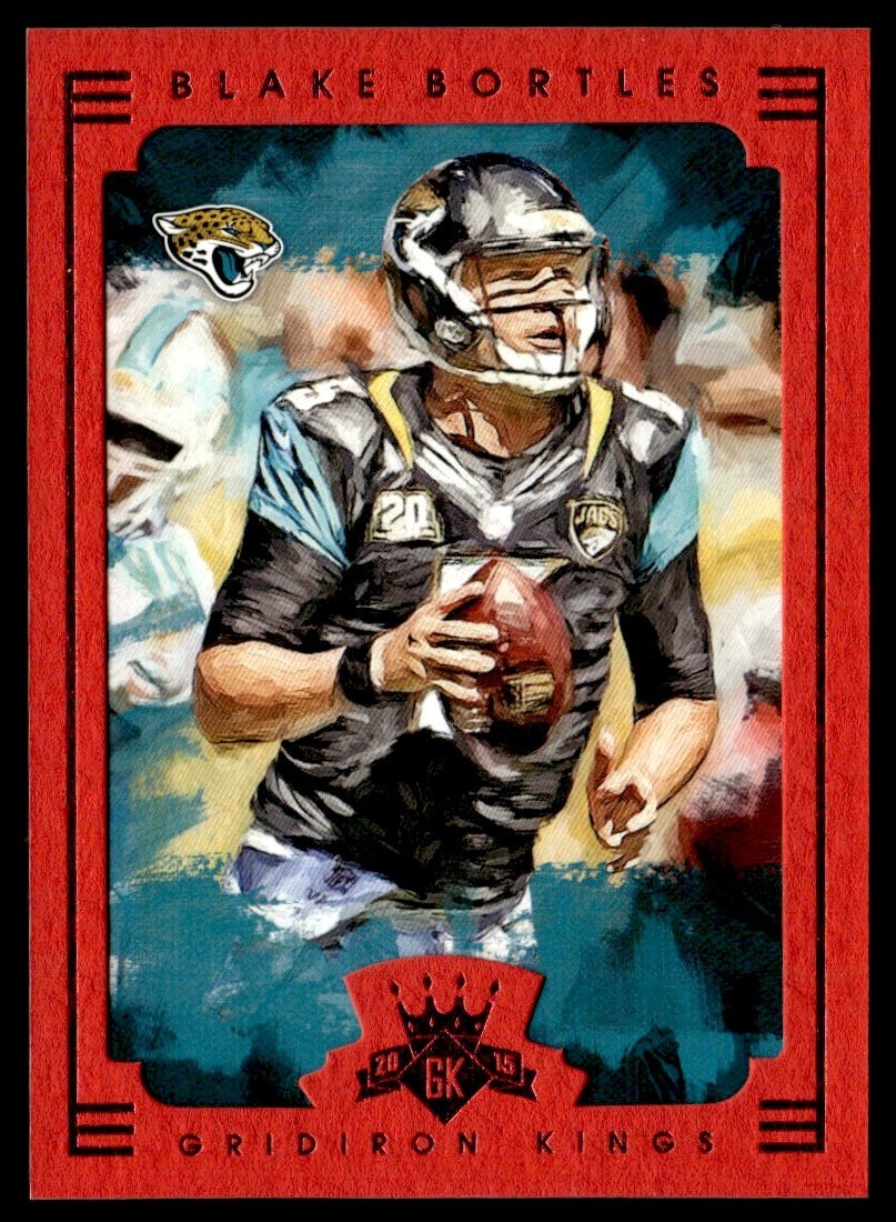 2015 Panini Gridiron Kings Red Framed Blake Bortles Jacksonville Jaguars #93
