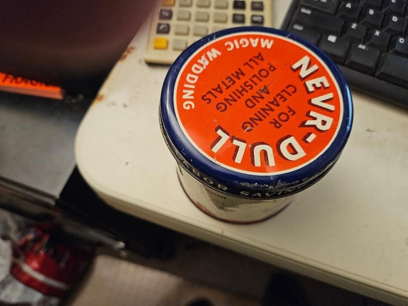 Never Dull Magic Wadding Polish Metal Can