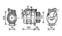 Kompressor Klimaanlage FüR Land Rover Range Ls L320 Discovery Iii L319