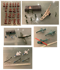 Lot d’anciens soldats en plastique SECONDE GUERRE MONDIALE échelle 1/72