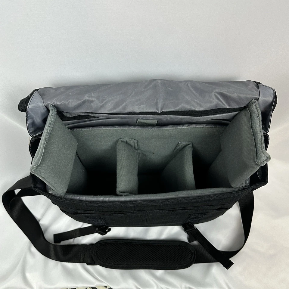 Bolso para Cámara Estuche Mensajero de Hombro Bolso para Fotografía con Compartimento para Laptop 14" Foto 4 de 4