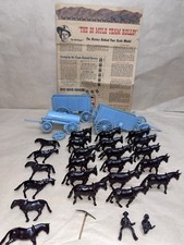 Twenty-Mule Team Scale Model Plastic Wagon Horses for Parts and Repair