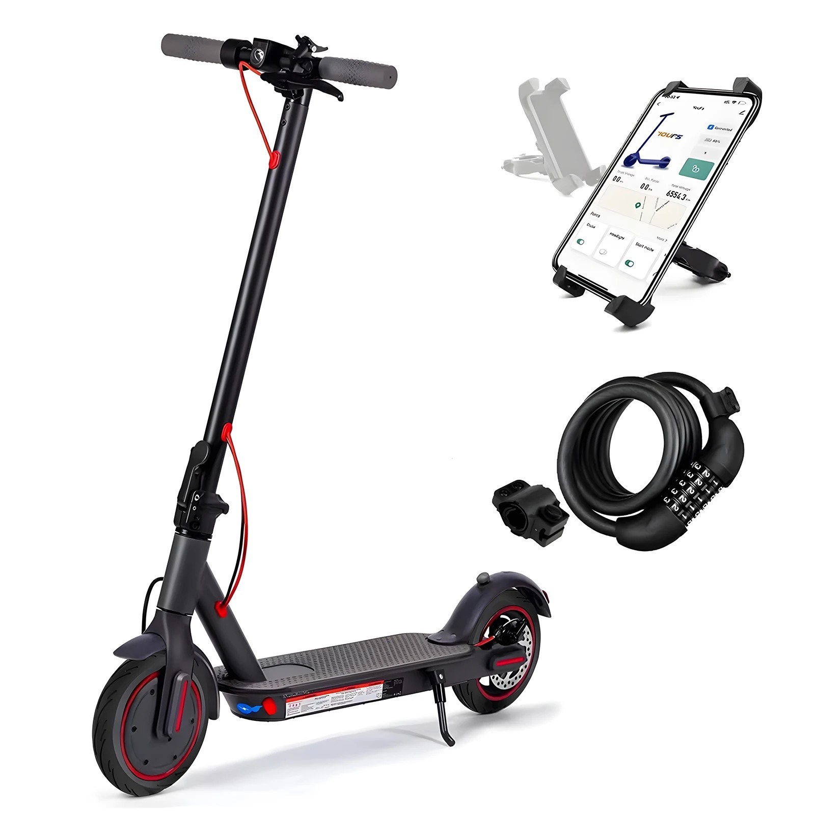 Monopattino Elettrico Pieghevole con Funzione APP