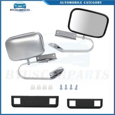 Rh Lh Side Manual Fold Mirrors For 88-96 Ford F100-f450 Ranger Bronco Explorer