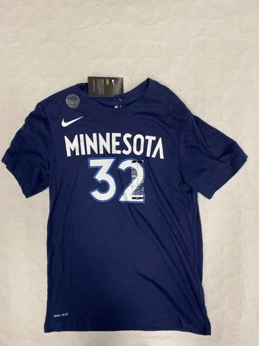 T-Shirt Nike NBA Minnesota Timberwolves Towns #32 Dri-FIT Homme S Bleu