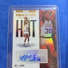NBA Hoops M.L. Carr Autographed Card