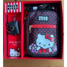 Sanrio Hello Kitty 2 Piece Crossbody Bag Tech Pouch Gift Set New in Box