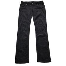 Guess Jeans Pants Womens 28 Black Stretch Straight Cut Mid Rise Bottoms