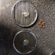 JAGUAR DAIMLER LIMOUSINE DS420 FRONT CHROME GRILLES BELOW HEADLIGHTS C29930