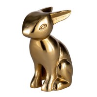 Osterdeko Hase Deko Figur Ostern Osterhase Osterfigur Tischdeko In Gold 15,5 Cm