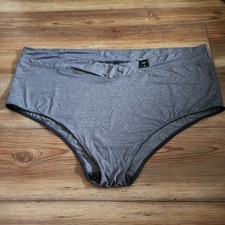 Torrid Panties Womens 5X Gray Microfiber Mid-Rise Brief NEW