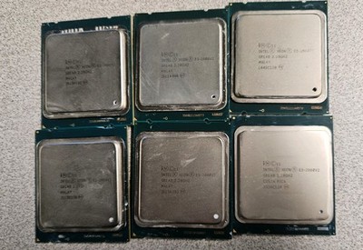 Intel Xeon E5-2660 V2 SR1AB 10-Core 2.20GHz LGA2011 CPU Lot of 6
